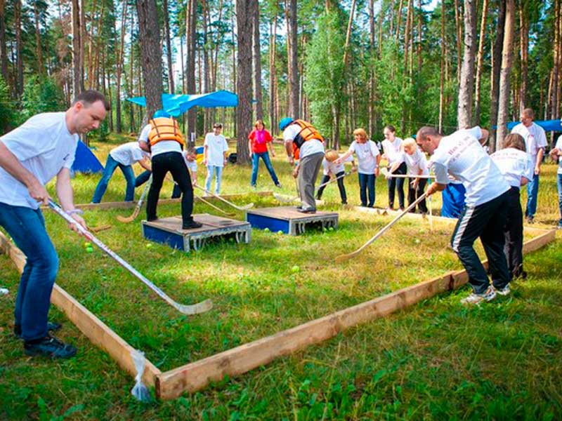 Выездной корпоратив на базе отдыха Причал